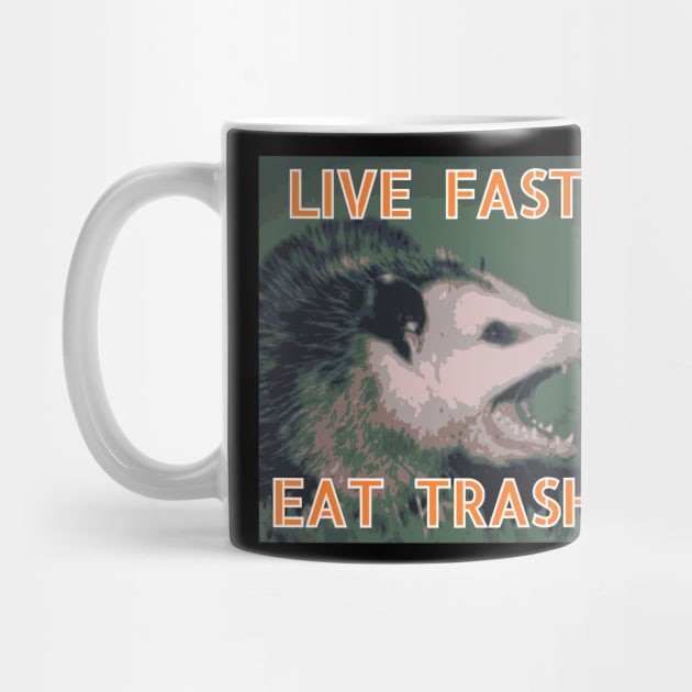 Possum: Live Fast, Eat Trash by nonbeenarydesigns